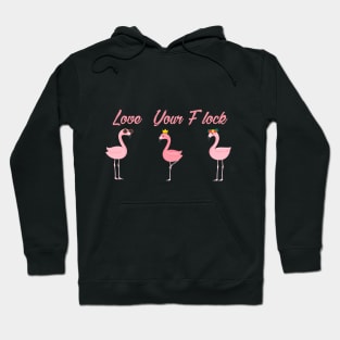 Flamingo, Summer, Love your Flock, Summer Tee, gift for Friend, Bridemaid Gift, Bachelorette, Beach Shirts Hoodie